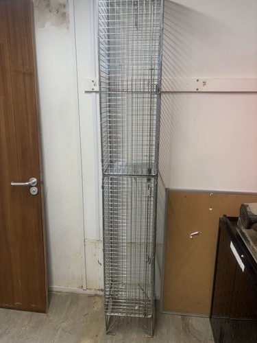 Wire mesh storage locker - storage, locker/
