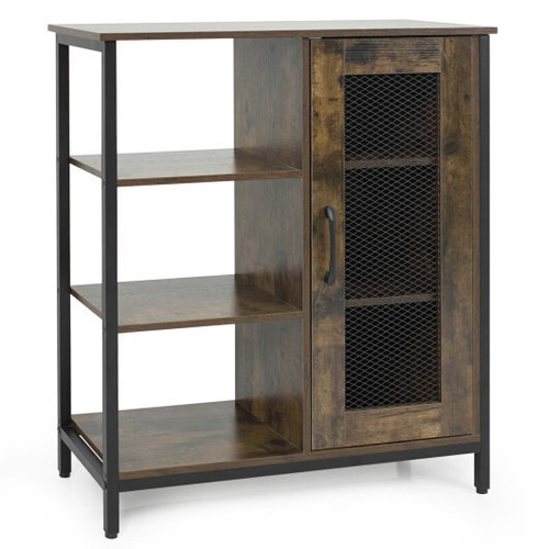 Industrial side cabinet with - side,