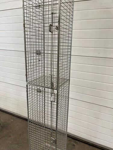 Wire mesh storage locker - mesh, locker/