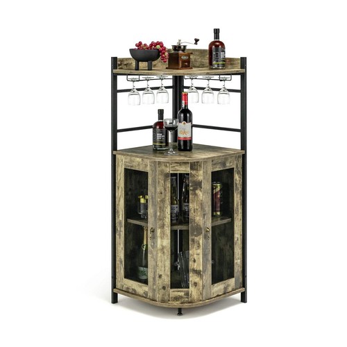 Industrial corner bar wine - industrial,