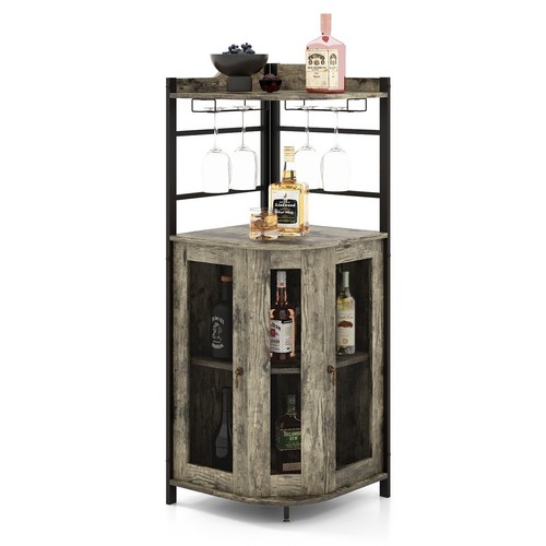 Corner bar cabinet - corner,