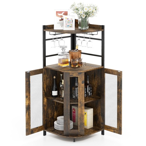 Corner bar cabinet - corner,