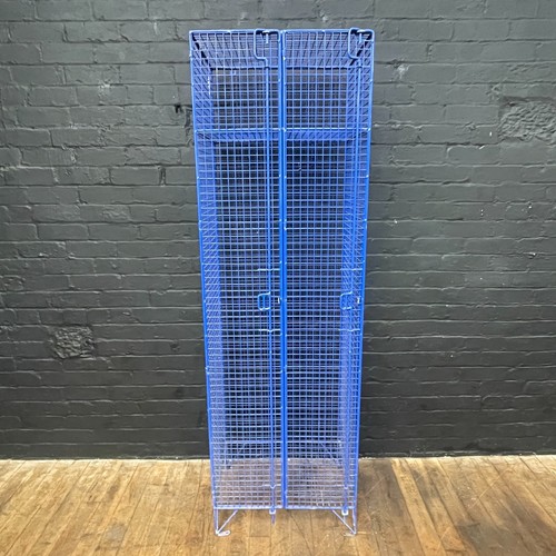 Used blue wire - mesh, cage